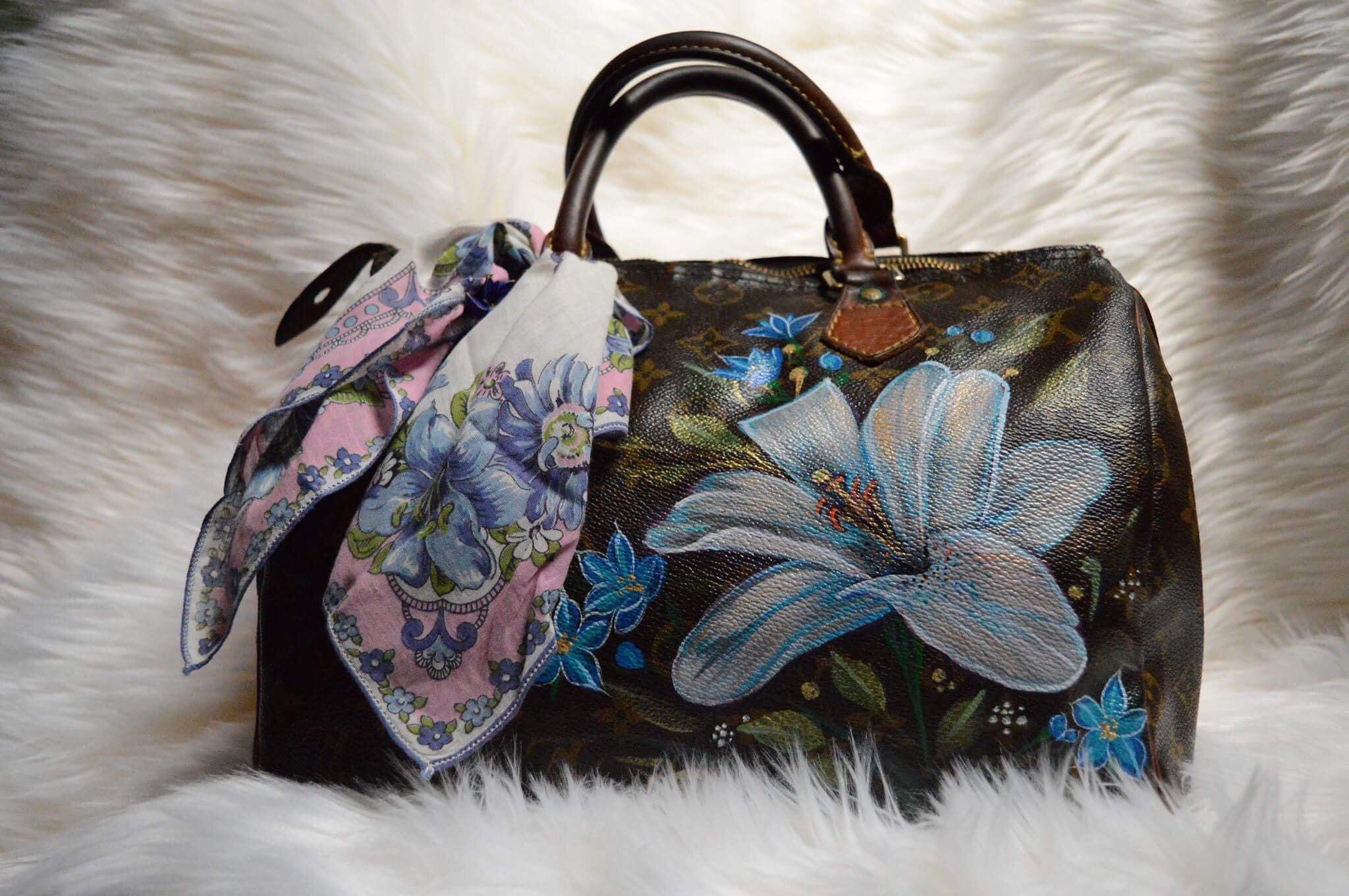 Louis Vuitton Hand Painted Bags Literacy Basics