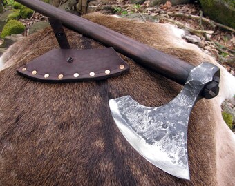 Viking axe, Bushcraft axe, Early medieval axe, Tomahawk, Hand forged axe, Bearded axe, ,Viking battle axe