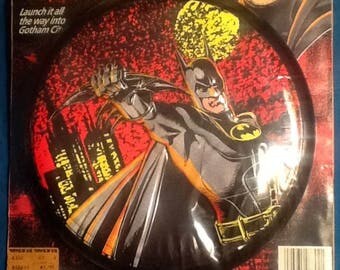 Batman Returns Batdisc Frisbee MINT Spectra Star 1991 Michael Keaton image