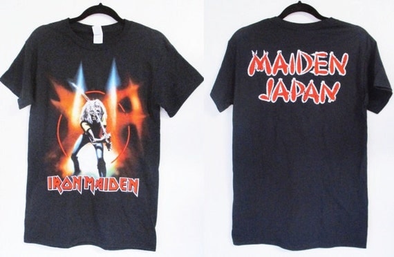 Iron maiden official licensed t shirt S-XL Maiden Japan