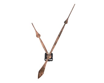 17 3/4" Aged Copper *37 COLORS* Extra Large Wall Clock Kit ~DIY~High Torque Movement~Oversized Big Hands Arms~Makes A 35 1/2"- 90.17CM Clock