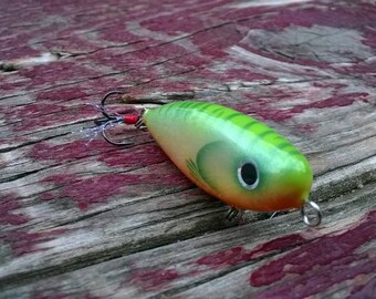 Spasm Zara Micro Surface Topwater – Esca A Mano In Legno Per Persici (4cm, 2g) – Pescata Superficiale