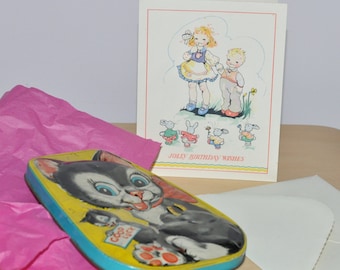 Vintage Greetings Card birthday card 1930s/1940s
