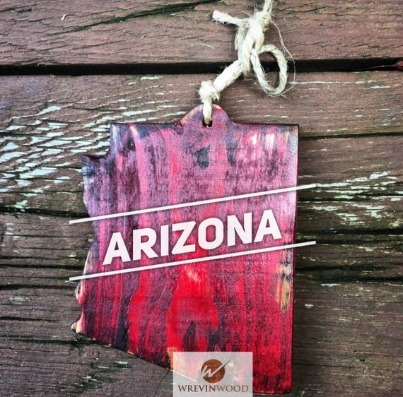 Items similar to Arizona Christmas OrnamentChristmas ornamentsunique