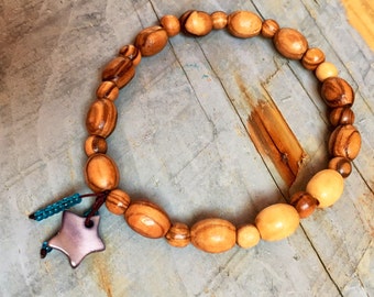 Bethlehem olive wood bracelet