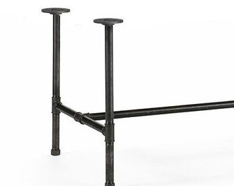 Black Pipe Table Frame/TABLE LEGS "DIY" Parts Kit, Pipe- 3/4" X 30" Tall X 16" Wide X 36" Long