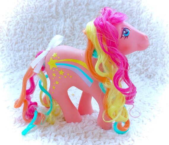 G1 My Little Pony Rainbow Curl Stripes Vintage Rare Twice As