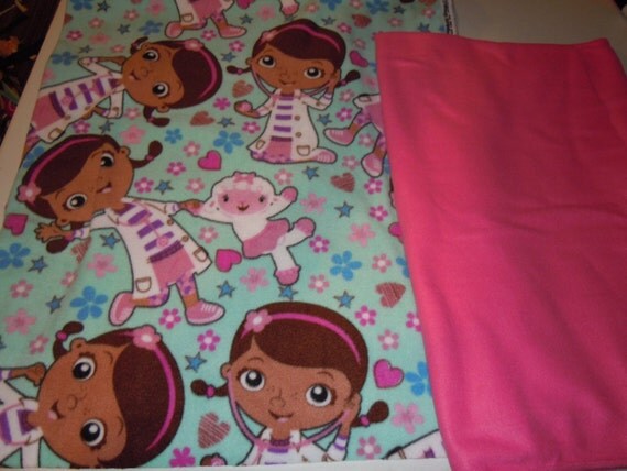 doc mcstuffins plush blanket