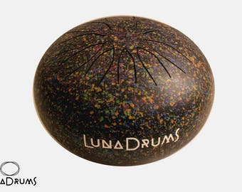 LunaDrum CUSTOM - Best steel tongue drum in the UK! Perfect harmony and beautiful finish! hank, tank, steel tongue drum, hand pan