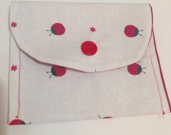 Gift Card Wallet, Birth Control Case, Pill Case, Girl for Her, Earbud Holder, Birth Control Sleeve, ID, Pill Holder