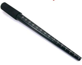 PARUU® plastic ring stick sizer mandrel grooved size 1-15 ST397
