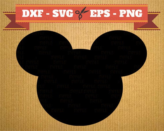 Download Mickey Mouse DXF Files, Mickey Svg, Png, Dfx, Eps, Mickey ...