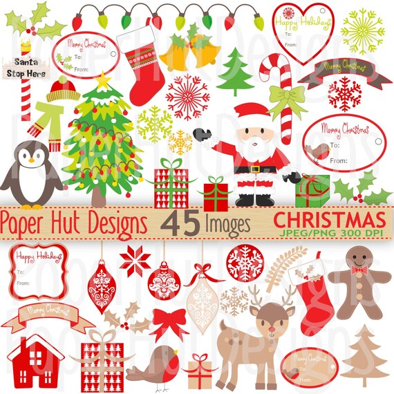 Christmas Clipart-Christmas Clip Art-Santa Claus