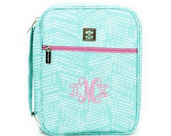 Printed Monogrammed Bible Cover/Planner Cover/Protector