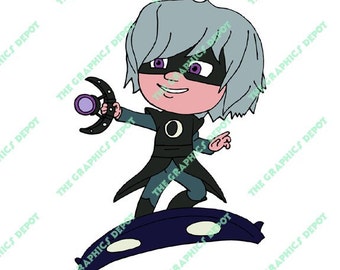PJ Masks Luna Girl svg files, dxf files, eps files, png files - Download - Cut File, Clipart - Cricut Explorer - Silhouette Cameo
