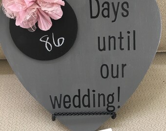 Wedding Countdown Chalkboard