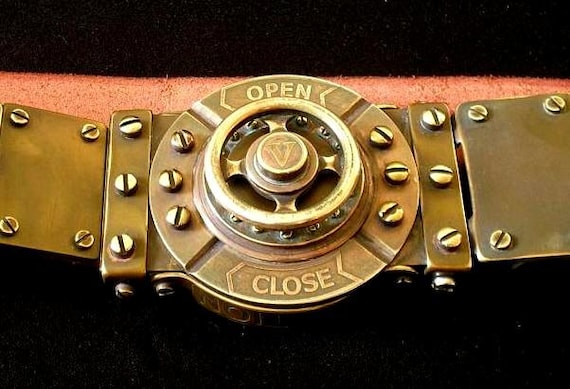 Belt steampunk "Belt the Machinist of Steam Era" by TheTimeOnTheWall steampunk buy now online