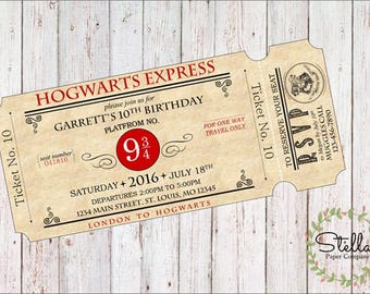 Platform 9 3/4 Printable Sign INSTANT DOWNLOAD Hogwarts