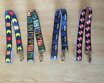 Handmade Lanyards, Homemade, Unique, ID Badge Holder, Keychain, Lobster Clasp, Key Ring, Neck Strap, Unisex, Geeky, Super Hero, Gift.