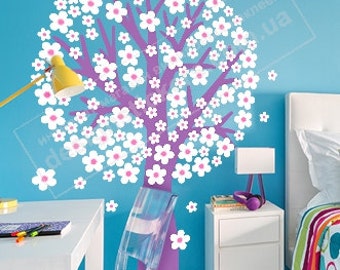 Arbre Sticker, Mur Arbre Decal, Tree Decal, Tree Wall Decals, Tree Wall Sticker, Tree Sticker, Arbre etiquette dans la chambre des enfants