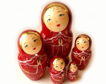 Matreshka "Klara" 5-piece