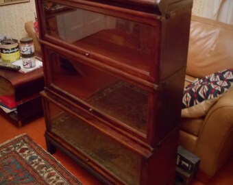 barrister bookcase antique wernicke globe