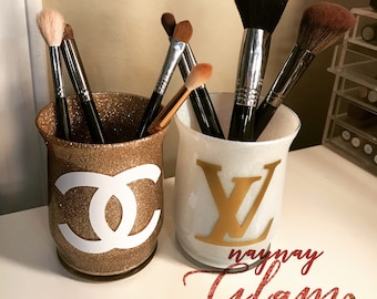 Designer Inspired Makeup Brush Holder Set