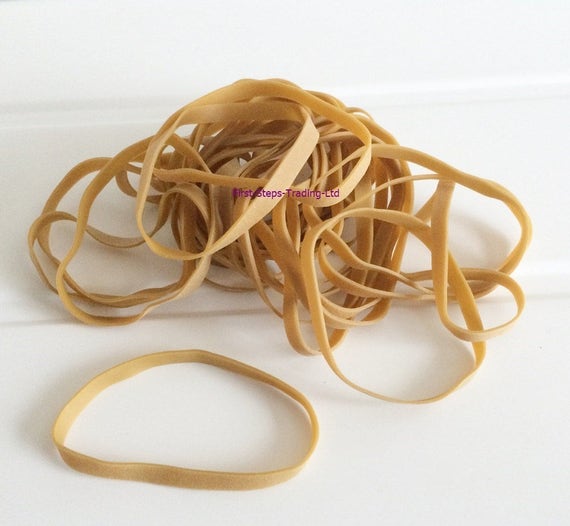65 X Short Thick 2 Inch X 1/2 " Strong Rubber Elastic Bands 50mm X 12mm No.81