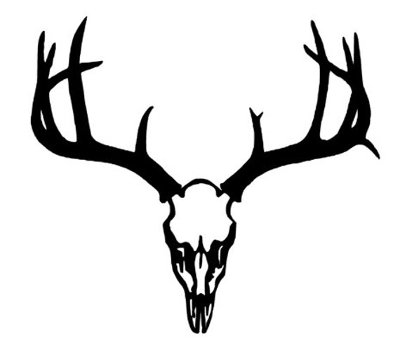 Deer Antlers Decal Yeti Decal Decal Skull stickers