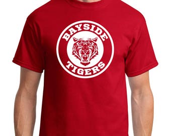 Retro Classic Saved By The Bell "Bayside Tigers" Logo Tees (Unisex or Laies Fits)