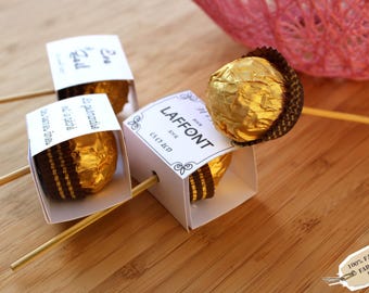 Lollipops rocks - personalized welcome gifts (MINIMUM order: 20 PIECES)
