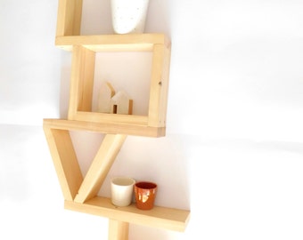 Unique Shelving wooden shelf | etsy Unique Shelving wooden shelf | etsy