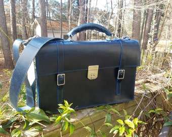 locking briefcase with shoulder strap