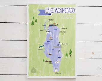 Lake winnebago | Etsy