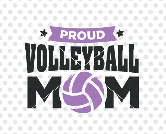 Download Volleyball Mom SVG DXF Cutting File Vollyeball Svg Dxf