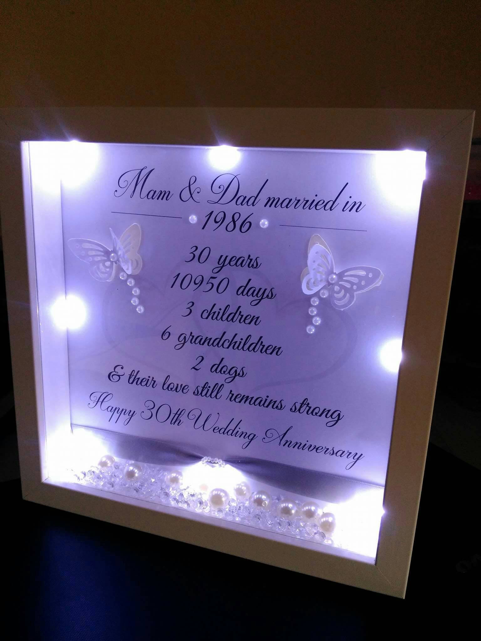 wedding anniversary light up box frame wedding anniversary light up box frame