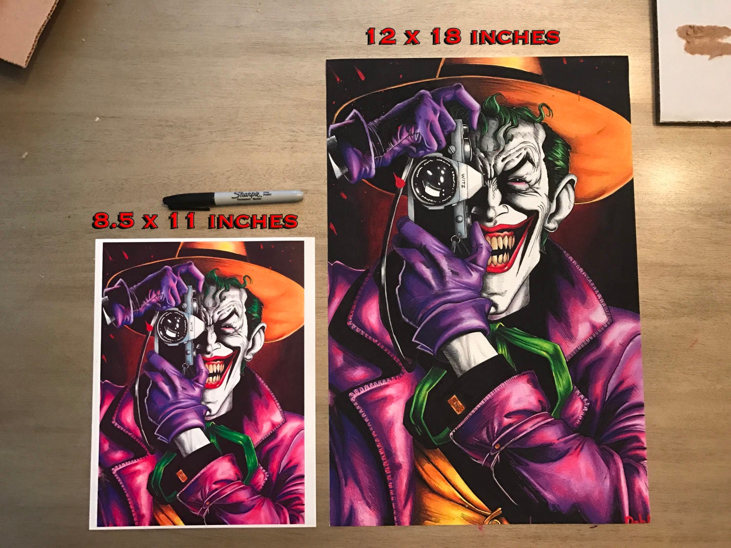 Joker The Killing Joke Artwork print