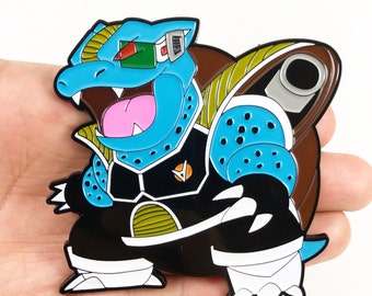Blastoise x Burter of the Ginyu Force, Pokemon Enamel Pin, Pokemon Lapel Pin, Dragon Ball Pin, Dragon Ball Z Pin, Dragonball Pin