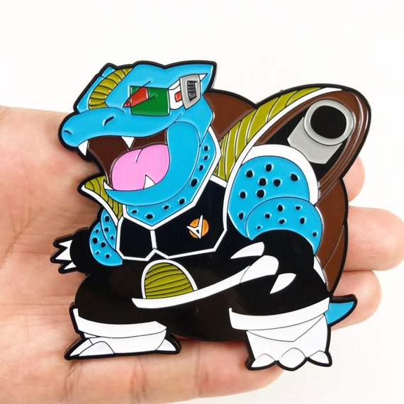 Dragon Ball Z Blastoise X Burter Of The Ginyu Force Pokemon Enamel Pin Lapel Dragon Ball Z Dragonball