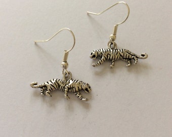 Tiger Earrings / Tiger Jewellery / Cat jewellery / animal earrings / animal jewellery / animal lover gift