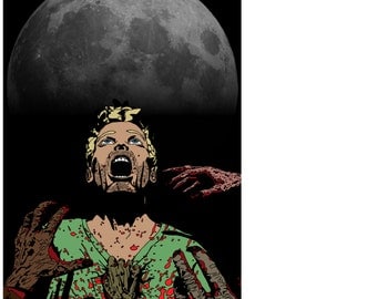 Zombie Grab (11in x 17in)