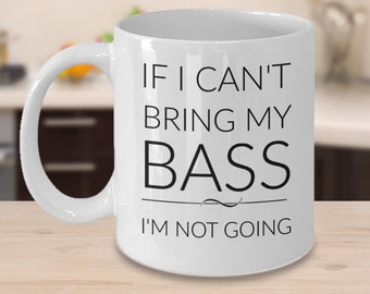 Bass Player Gifts - Electric Bass Guitar Coffee Mug - Bassist Coffee Mug