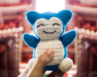 Snorlax from Pokemon Amigurumi Crochet Pattern