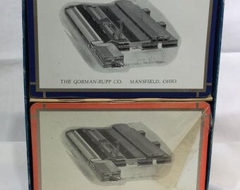 Gorman Rupp Company Advertising Playing Cards with IRS Tax Stamp