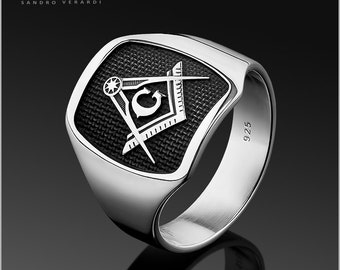 Pendentif Maçonnique En Argent 925 Avec Secret - Travail Artisanal De Joaillerie - Neuf Sans Emballage