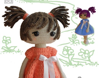 crochet pattern doll Anne,crochet pattern,doll crochet pattern,amigurumi pattern,amigurumi girl,,crochet,amigurumi toys,baby gift, cute doll