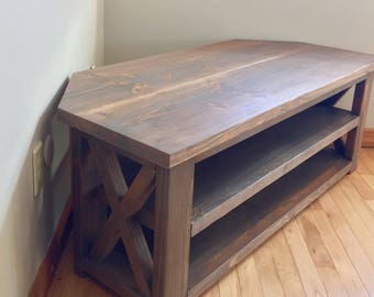 Corner TV Stand/ media center