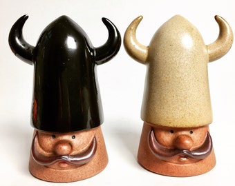 Vintage Viking salt and pepper shakers