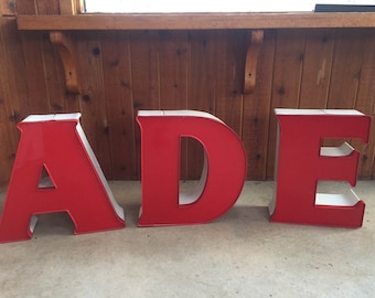 Large Marquee Letter Metal Sign
