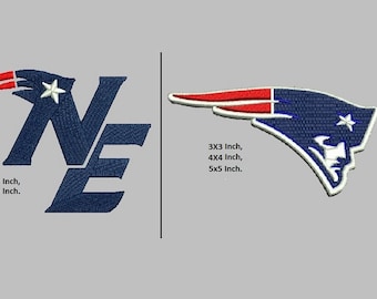 New England Patriots embroidery designs - 2 designs instant download